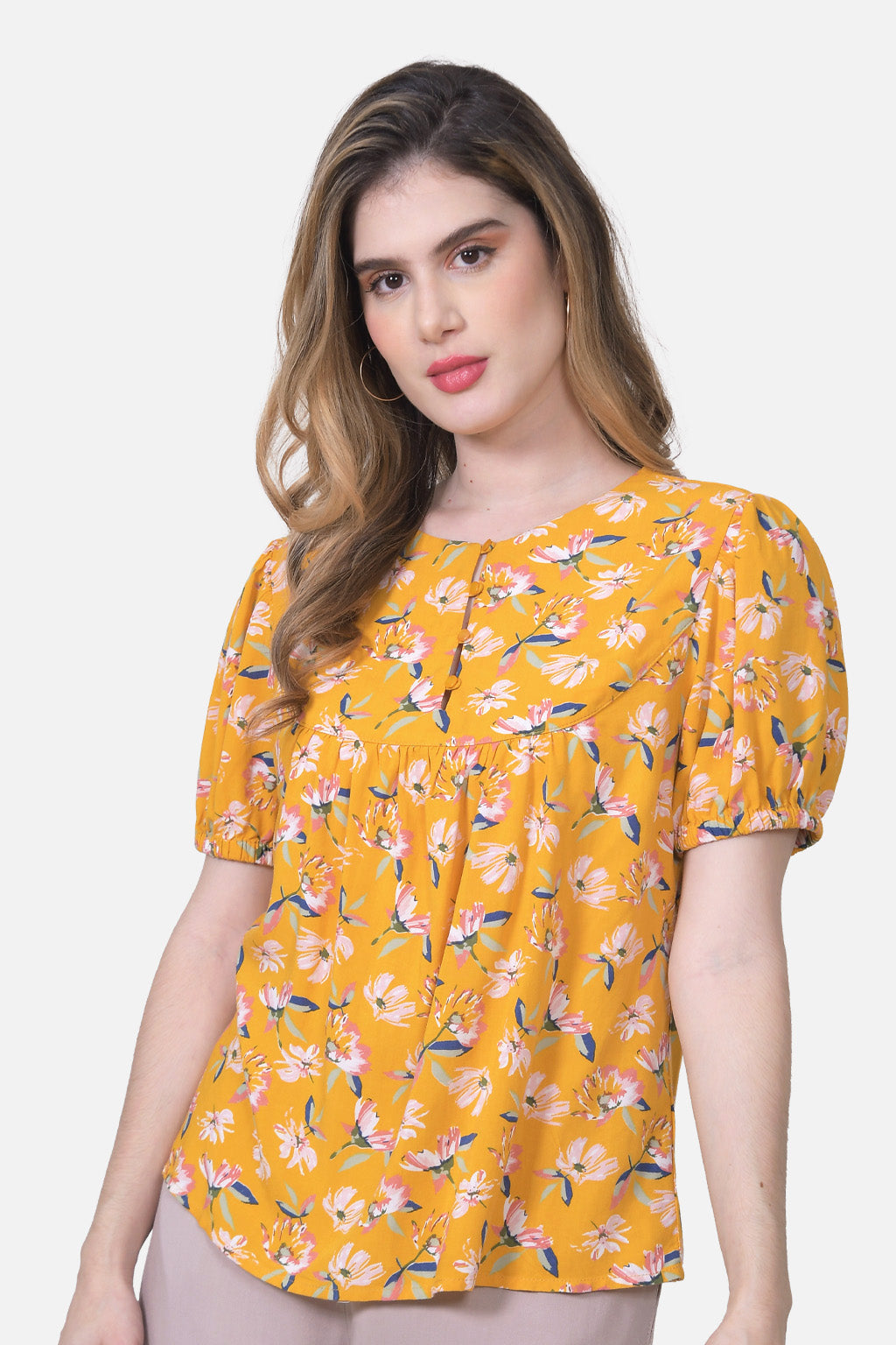 Blusa Selene - Mostaza