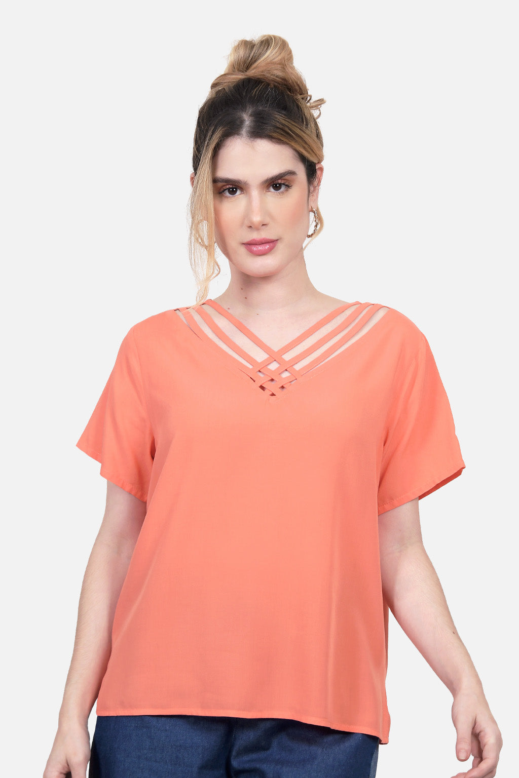 Blusa Leire - Coral