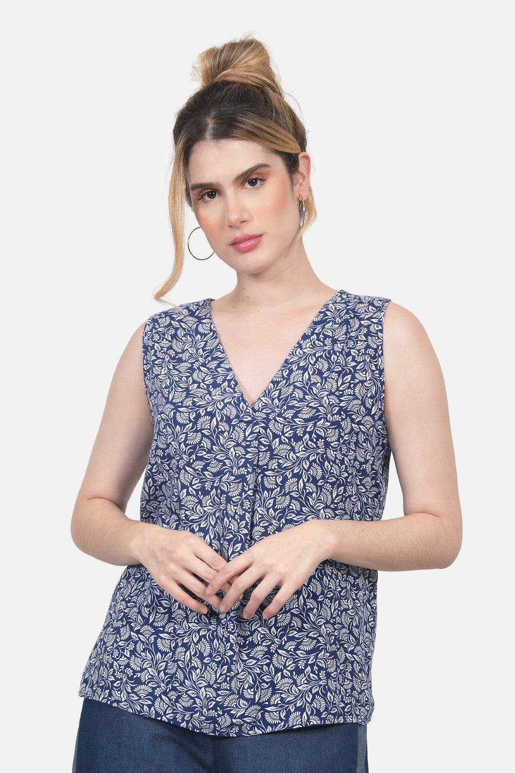 Blusa Ona - Azul Navy