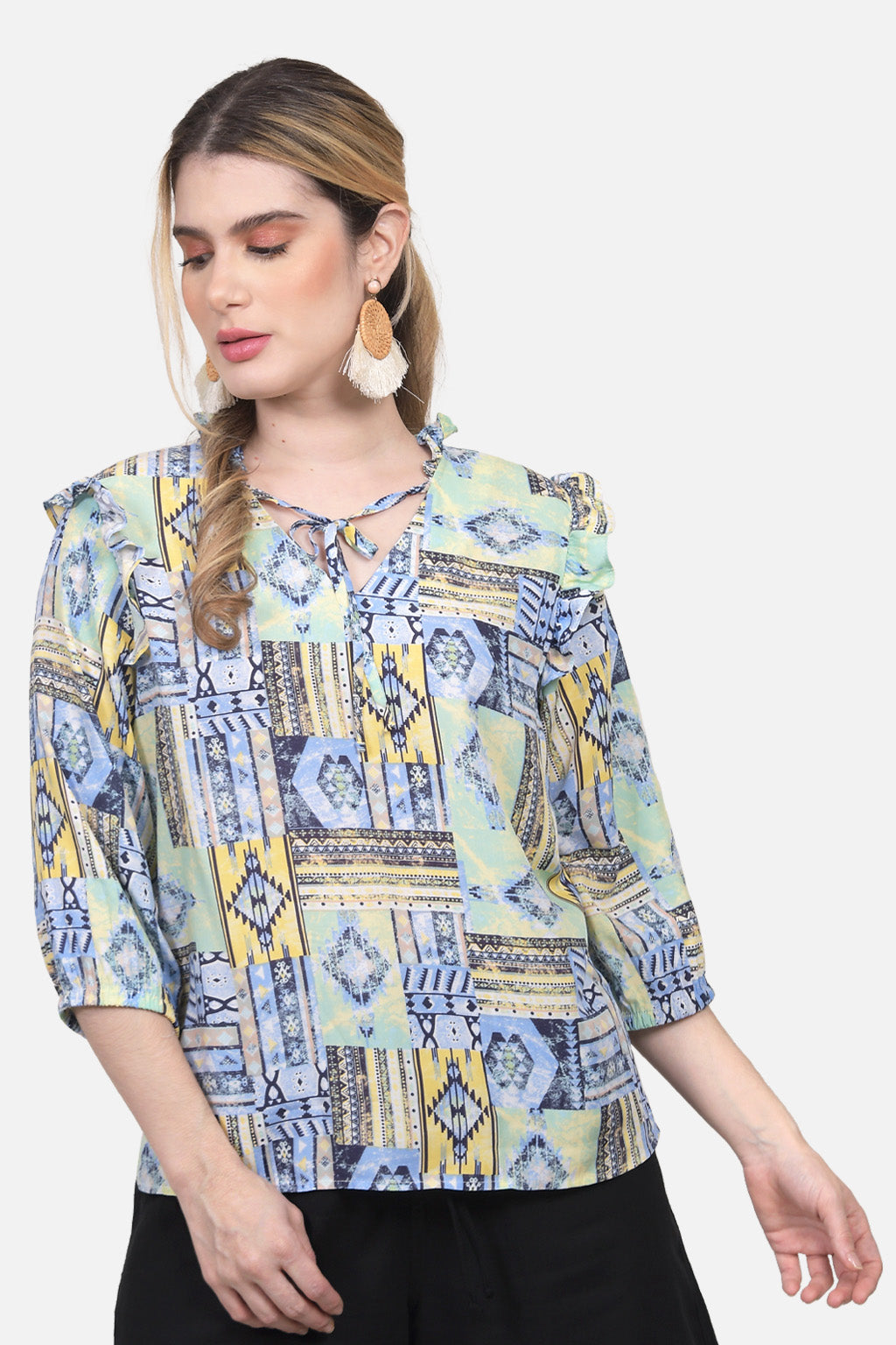 Blusa Elsa - Azul Hortencia