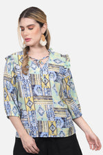 Blusa Elsa - Azul Hortencia
