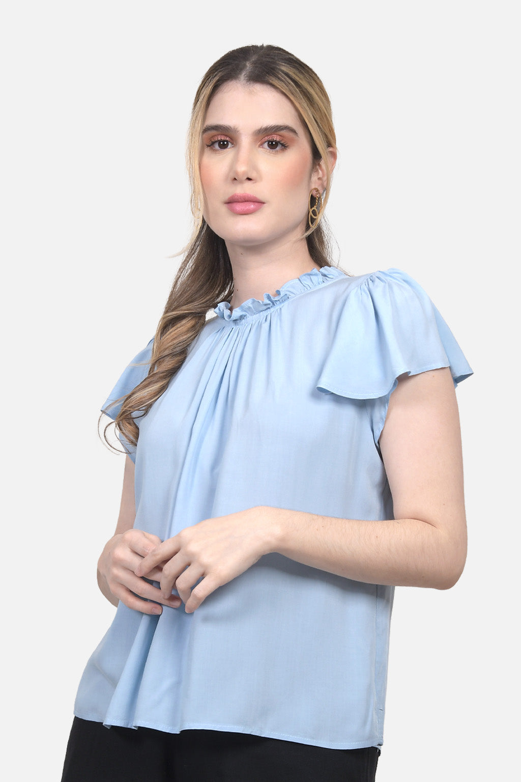 Blusa Yamila - Azul Claro