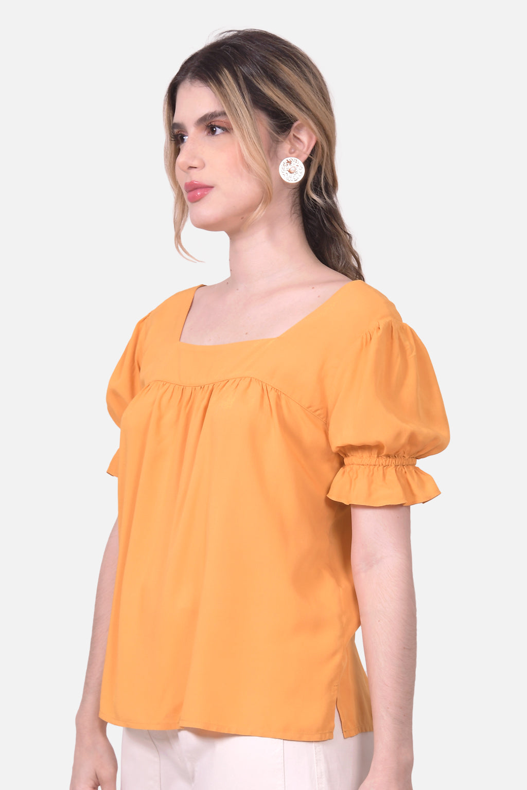 Blusa Naomi - Mostaza Claro 