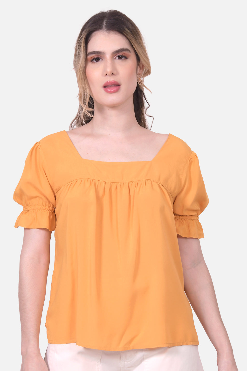 Blusa Naomi - Mostaza Claro 