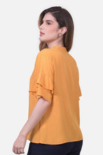 Blusa Clemencia - Mostaza Claro 