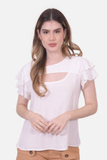 Blusa Eda - Crudo