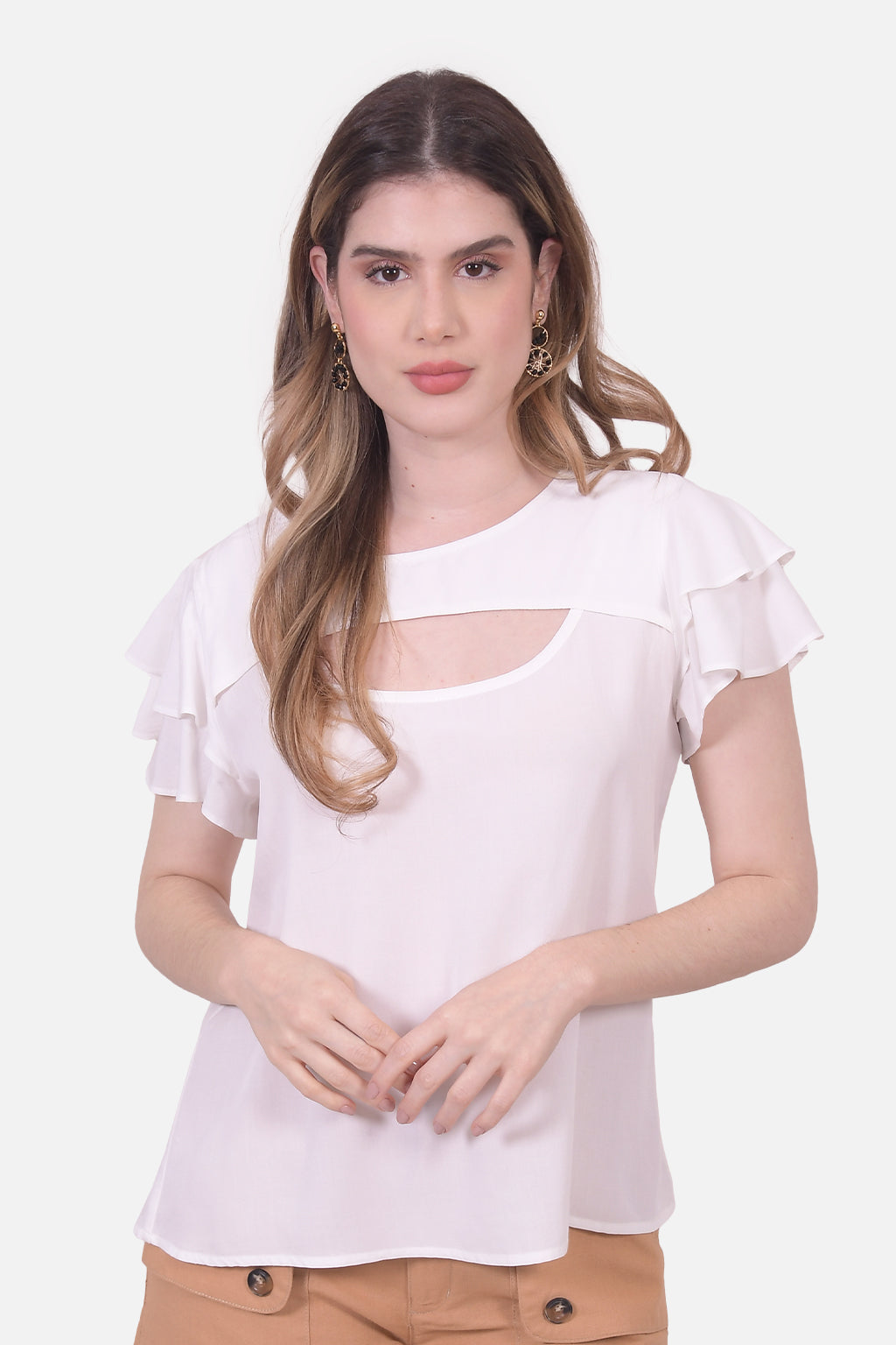 Blusa Eda - Crudo