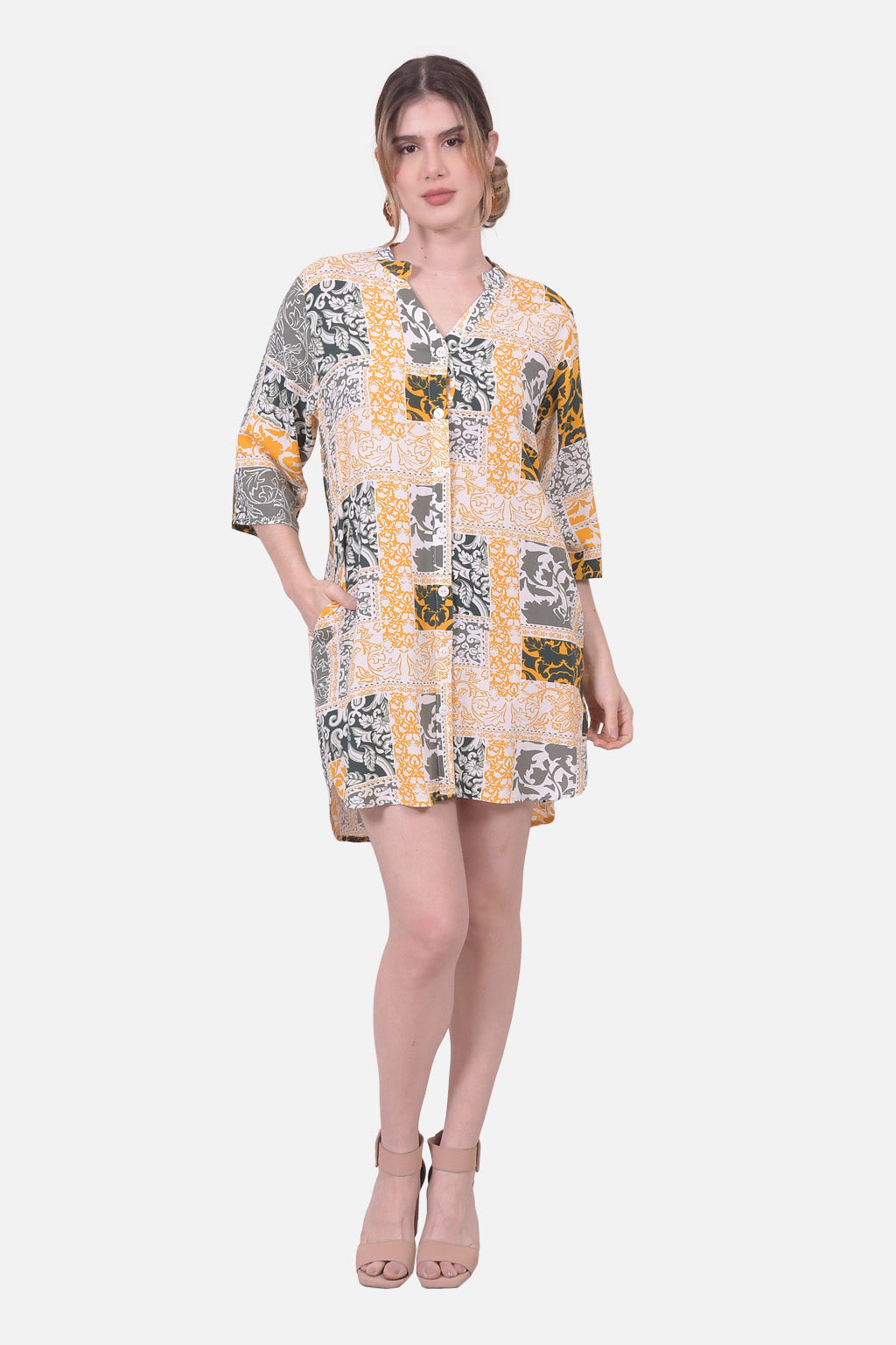 Vestido Sandalo - Verde Militar