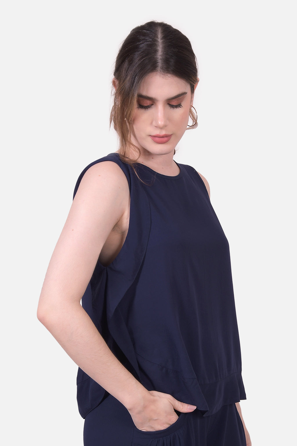 Blusa Giennah - Azul Navy