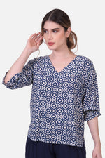 Blusa Febe - Azul Navy