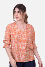 Blusa Febe - Naranja