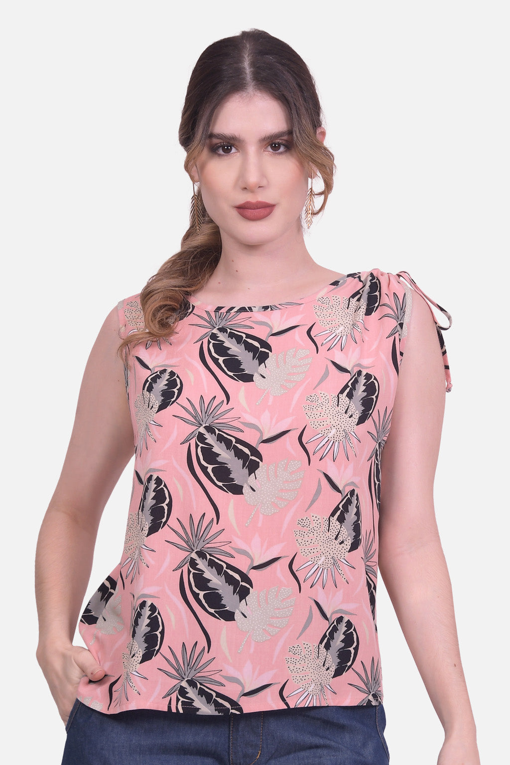 Blusa Florinda - Rosado Claro