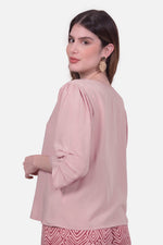 Blusa Ikia - Nude