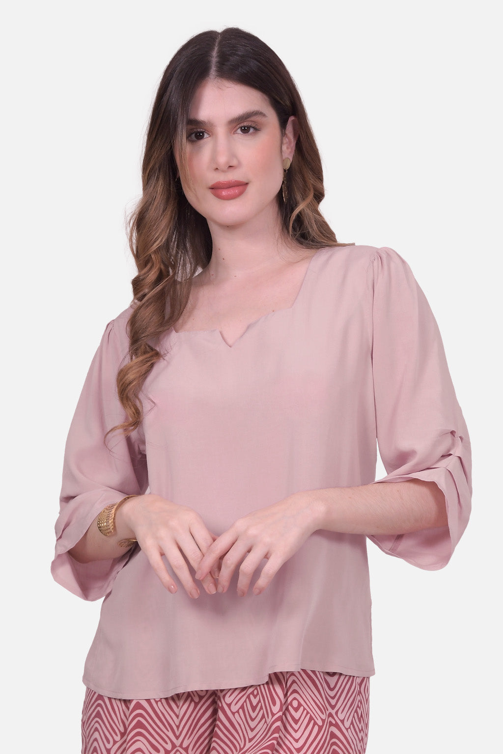 Blusa Ikia - Nude