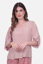 Blusa Ikia - Nude