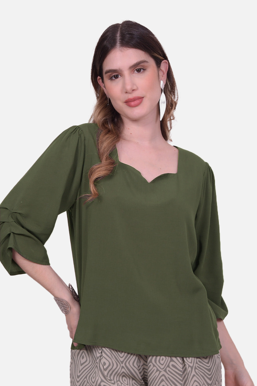 Blusa Ikia - Verde