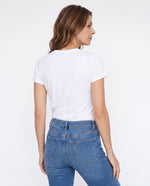 Camiseta Mujer Cuello Redondo - Blanca