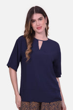 Blusa Fedra - Azul Navy