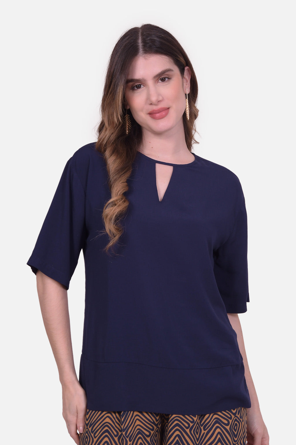 Blusa Fedra - Azul Navy