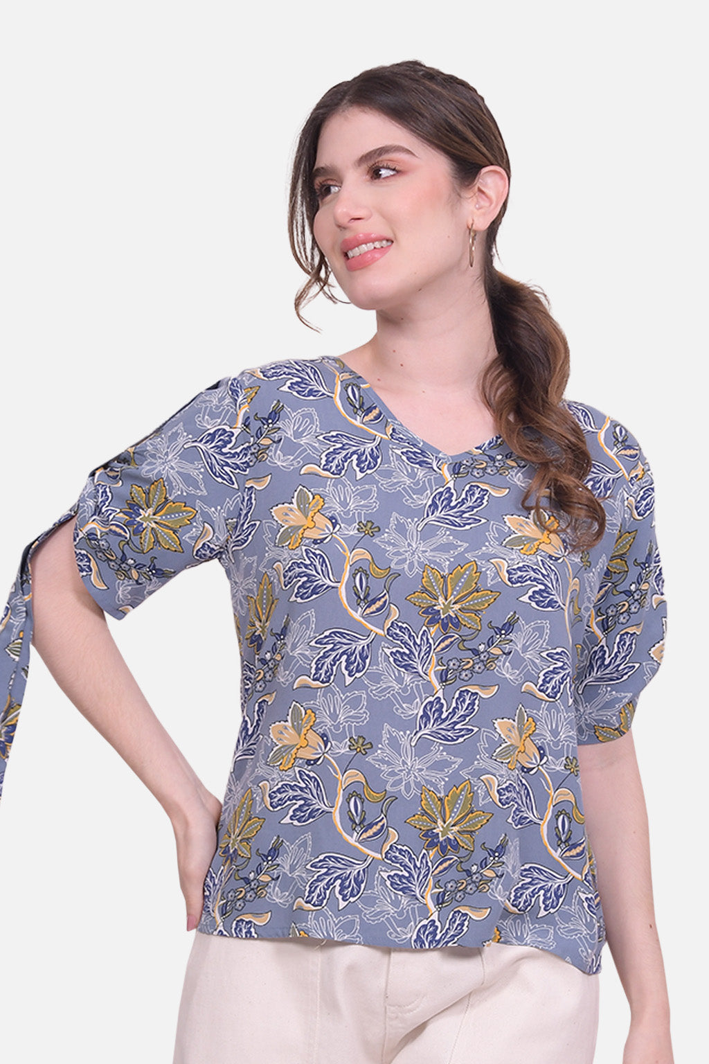 Blusa Bankok - Petroleo