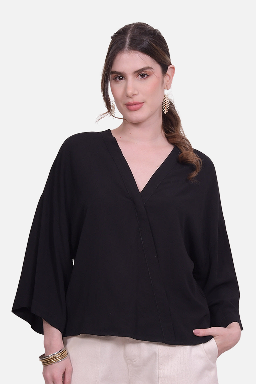 Blusa Beijing - Negra