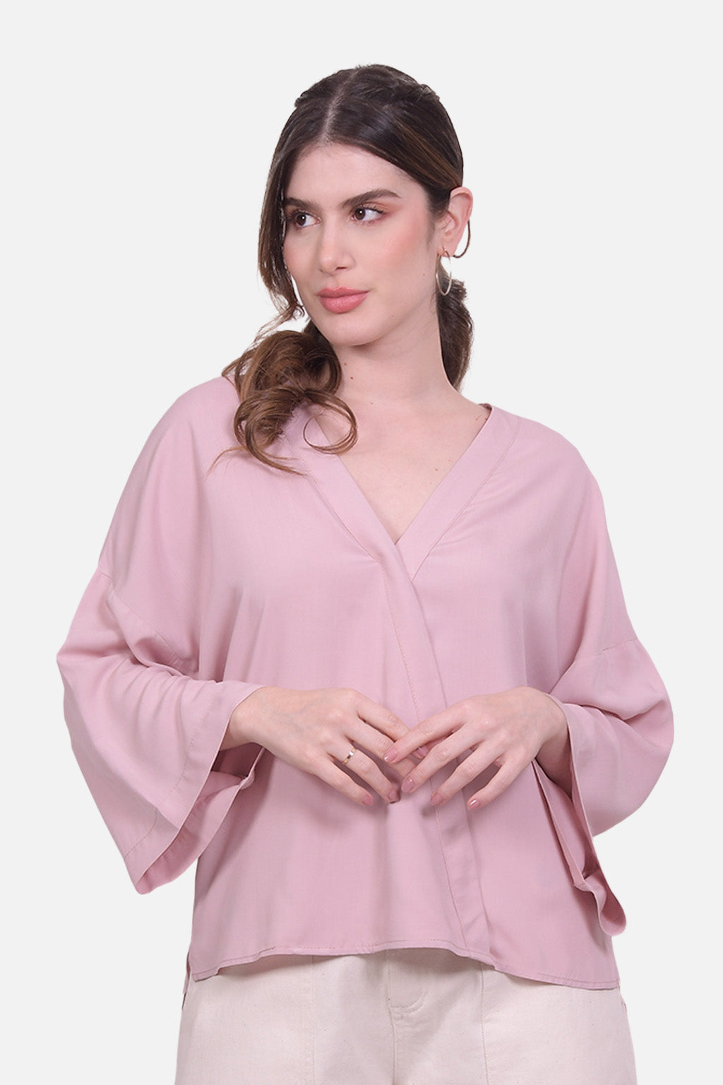 Blusa Beijing - Nude