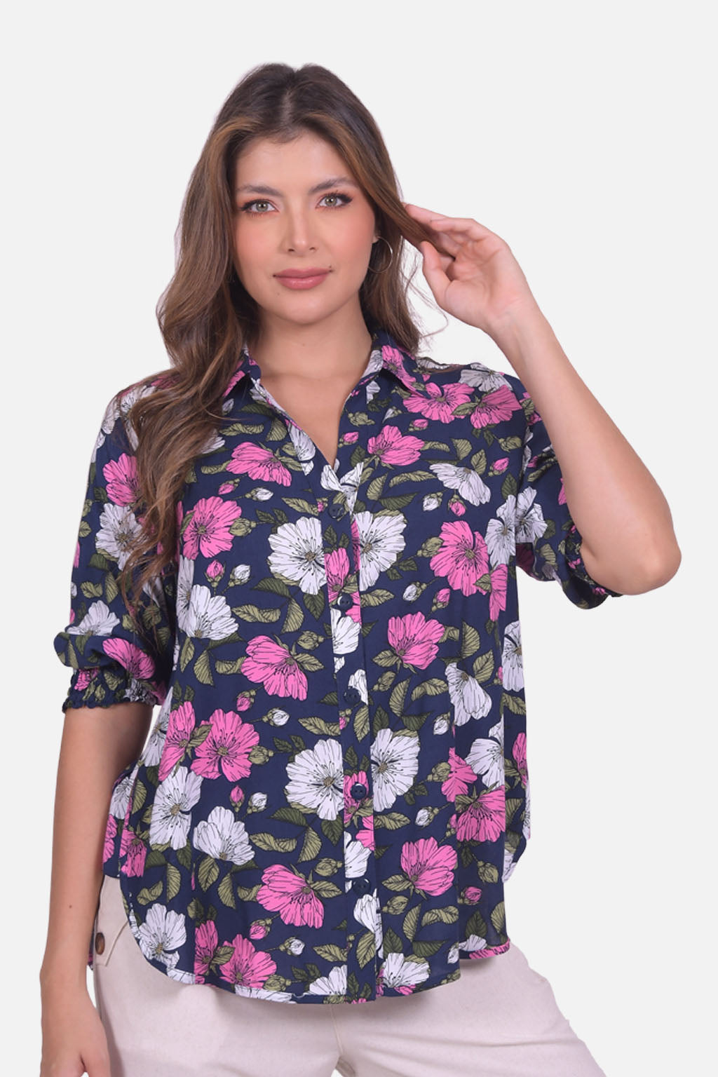 Blusa Gina - Azul Navy