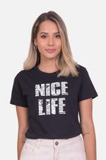 Camiseta Estampada 916 - Negro