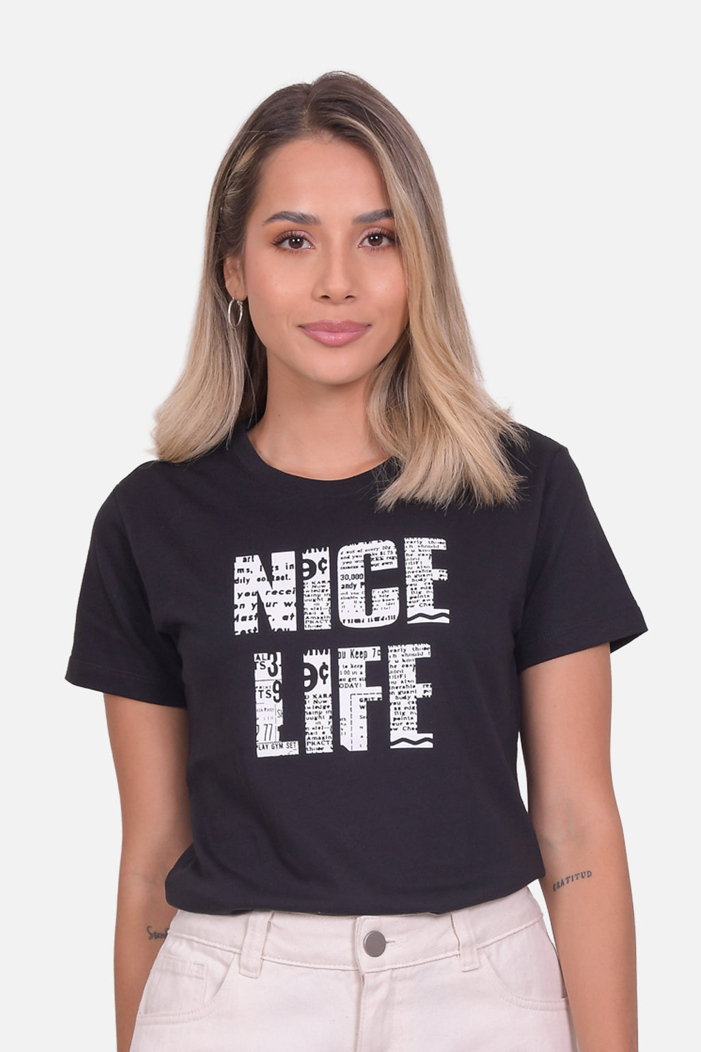 Camiseta Estampada 916 - Negro