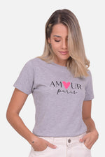 Camiseta Estampada 920 - Gris Jaspe