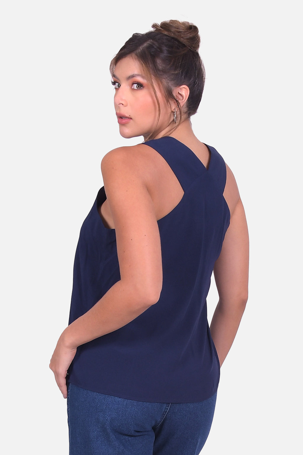 Blusa Baku - Azul Navy