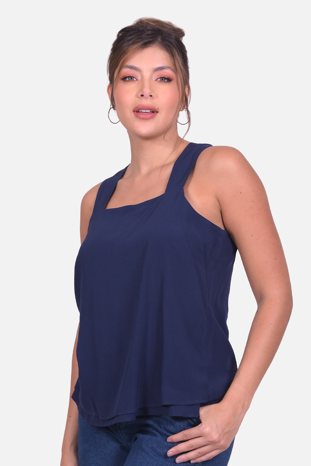 Blusa Baku - Azul Navy