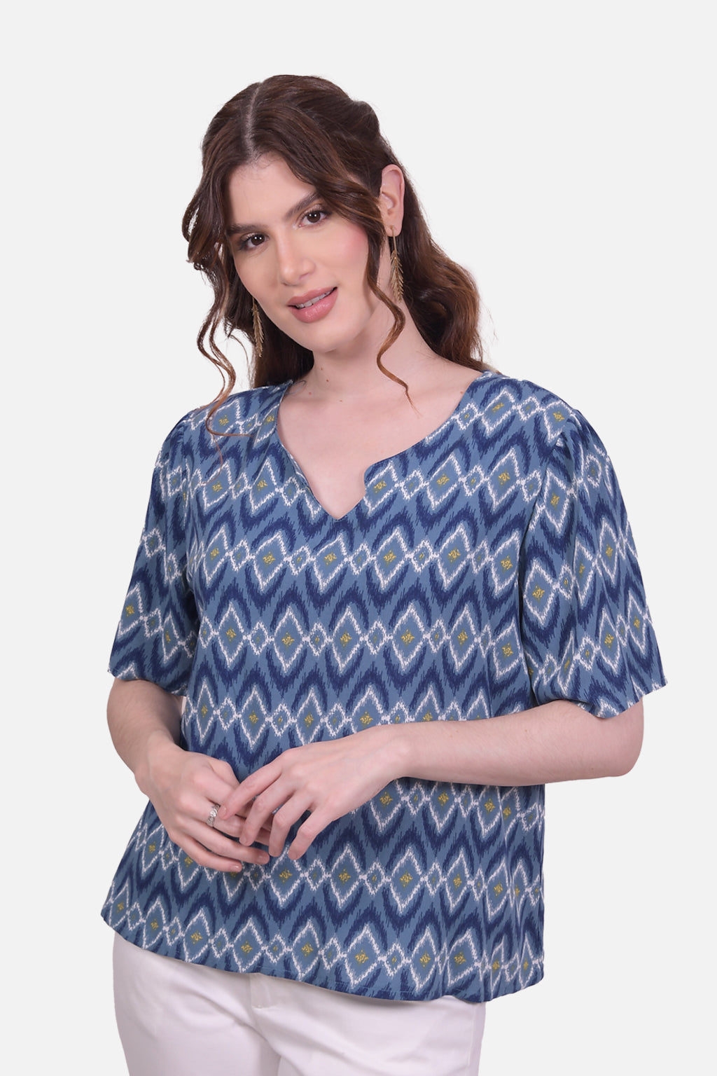 Blusa Malek - Petroleo
