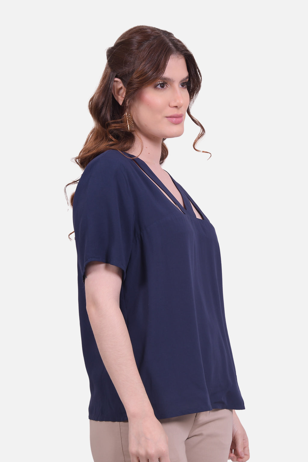 Blusa Zaida - Azul Navy