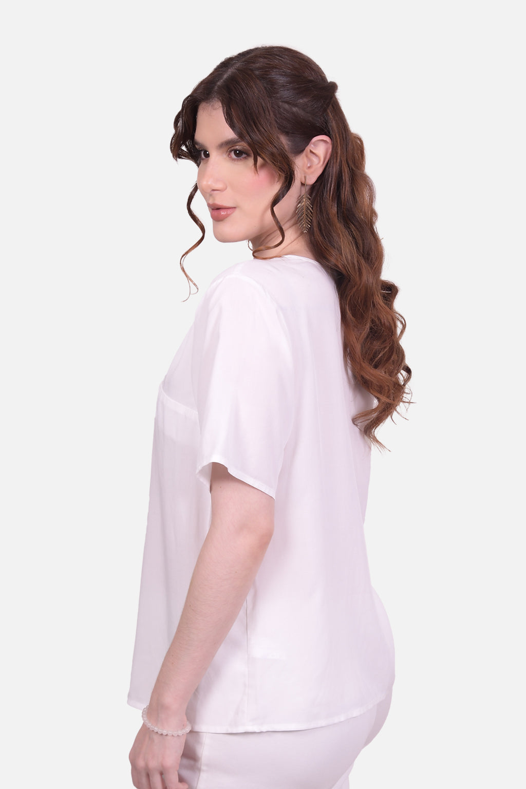 Blusa Zaida - Crudo