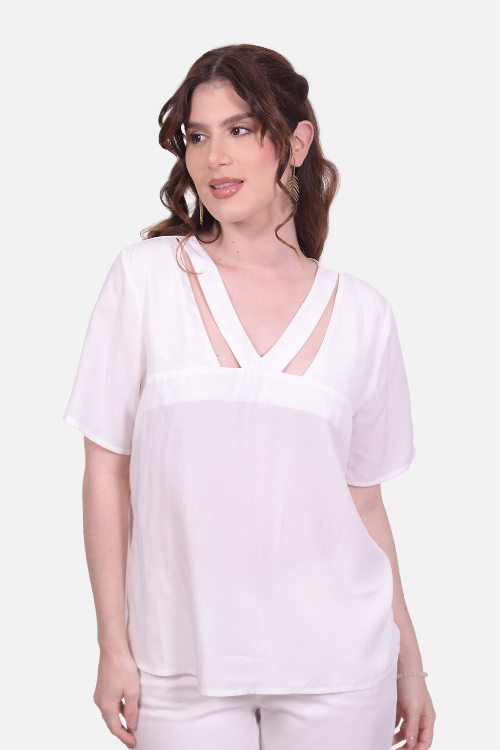 Blusa Zaida - Crudo