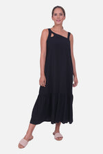 Vestido Damasco - Negro