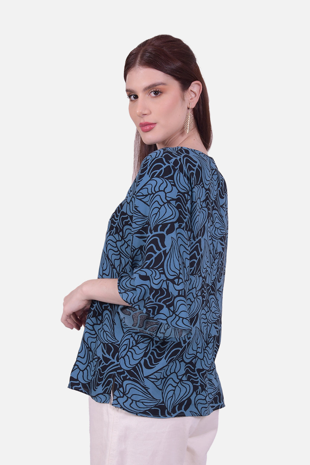 Blusa Florencia - Indigo