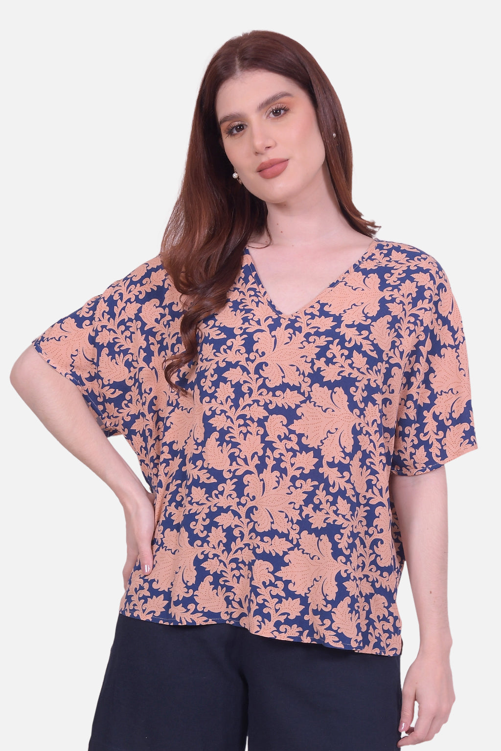 Blusa Analia - Azul Navy