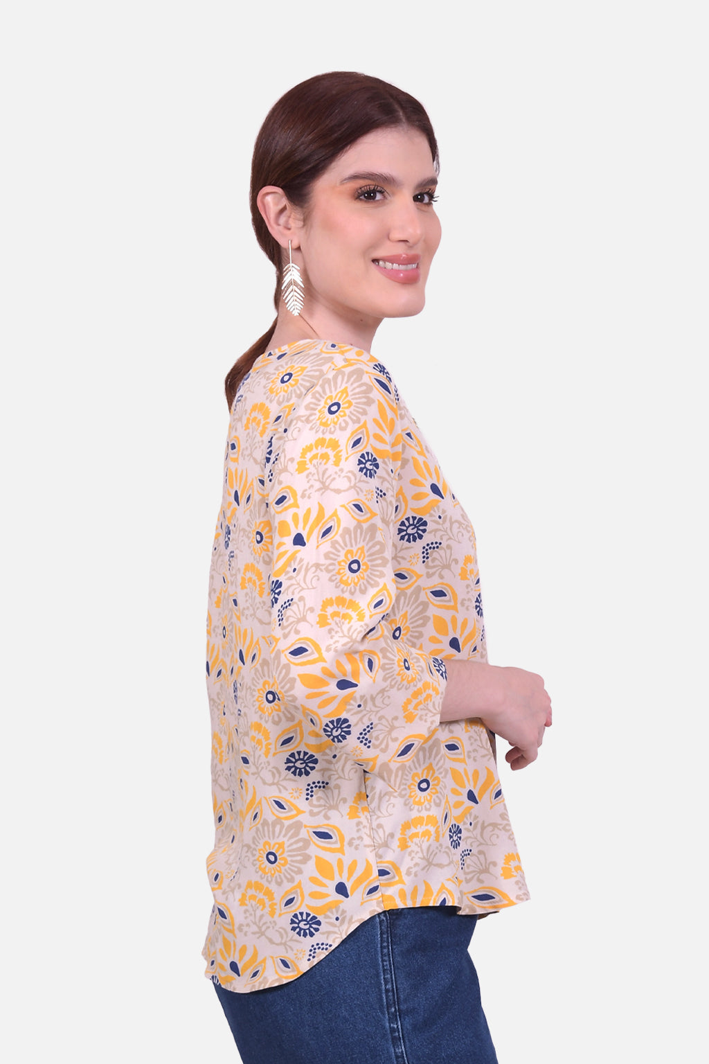 Blusa Murano - Mostaza