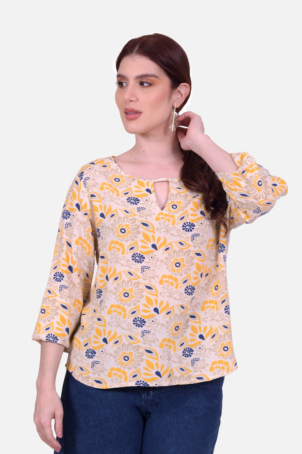 Blusa Murano - Mostaza