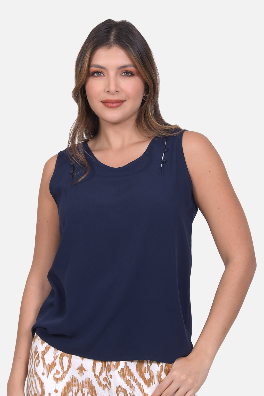 Blusa Valencia - Azul Navy
