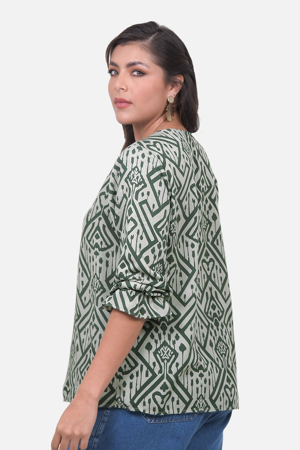 Blusa Fatima - Verde Militar