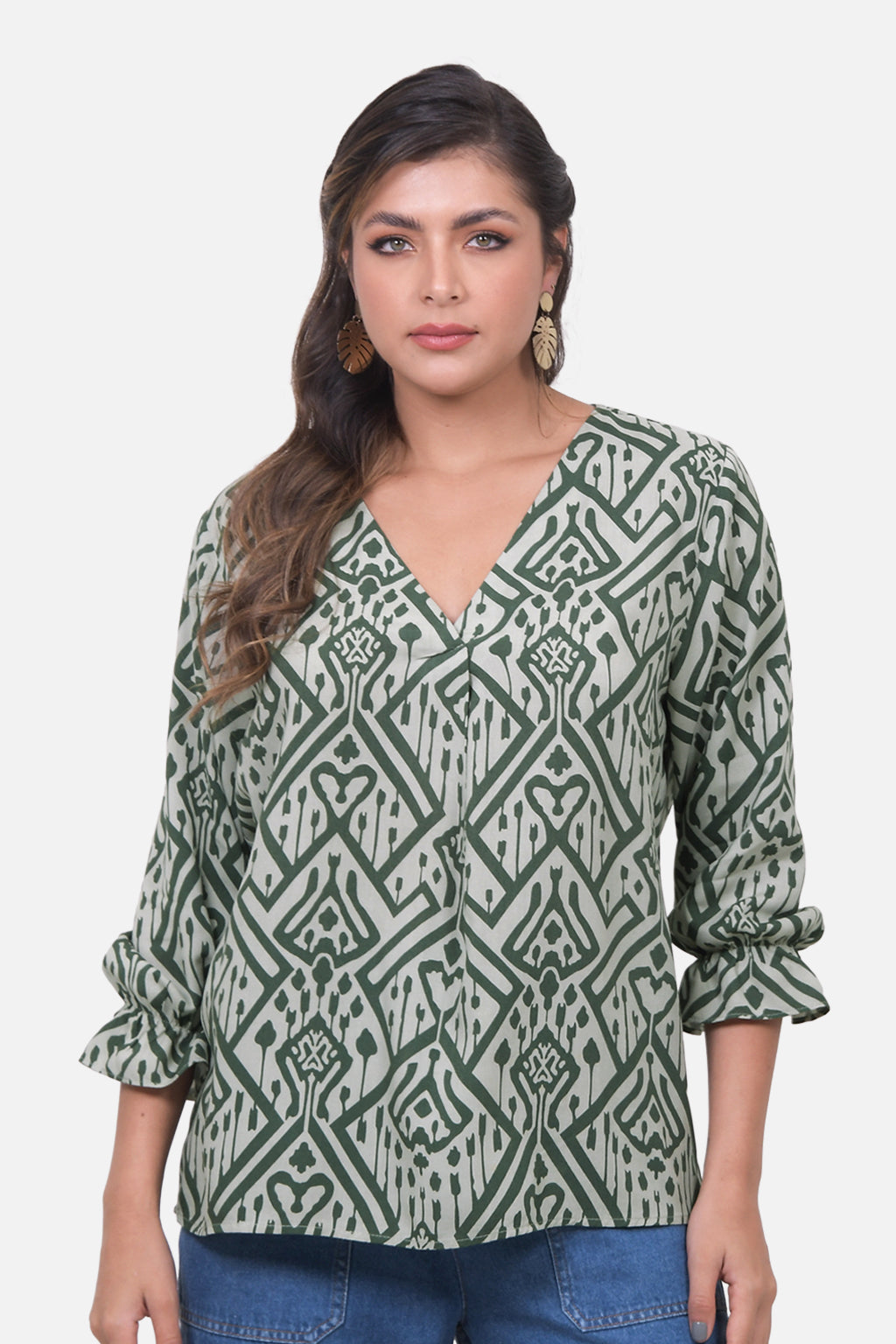 Blusa Fatima - Verde Militar