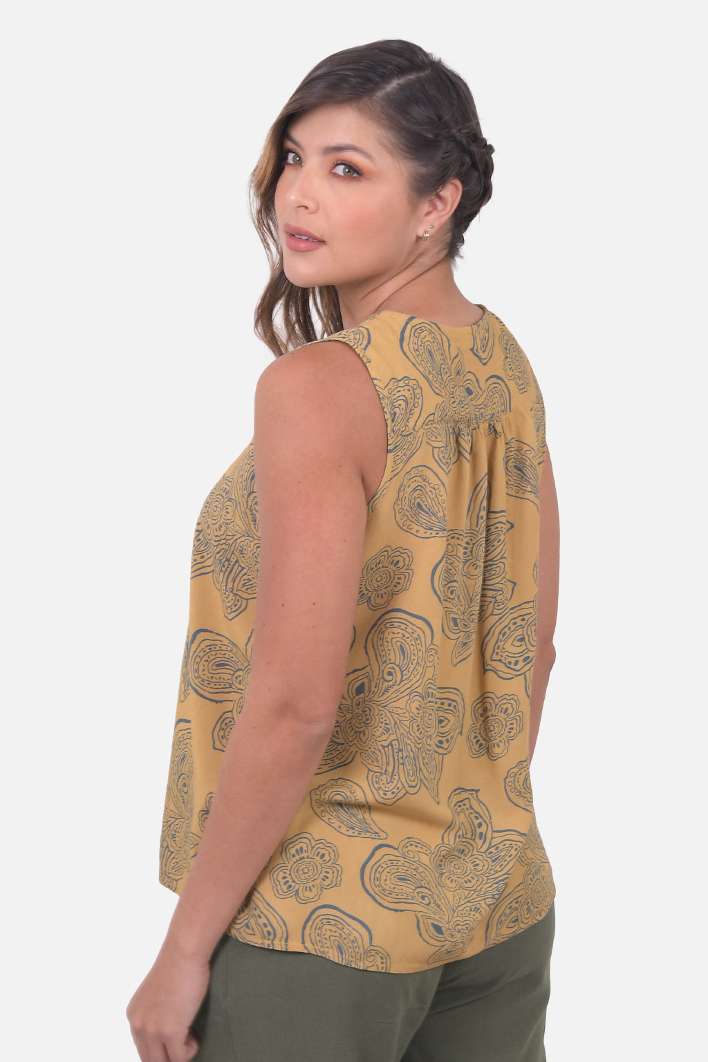 Blusa Clarissa - Mostaza