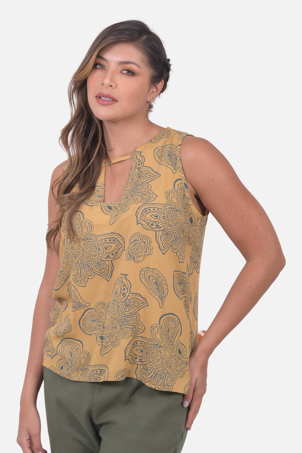 Blusa Clarissa - Mostaza