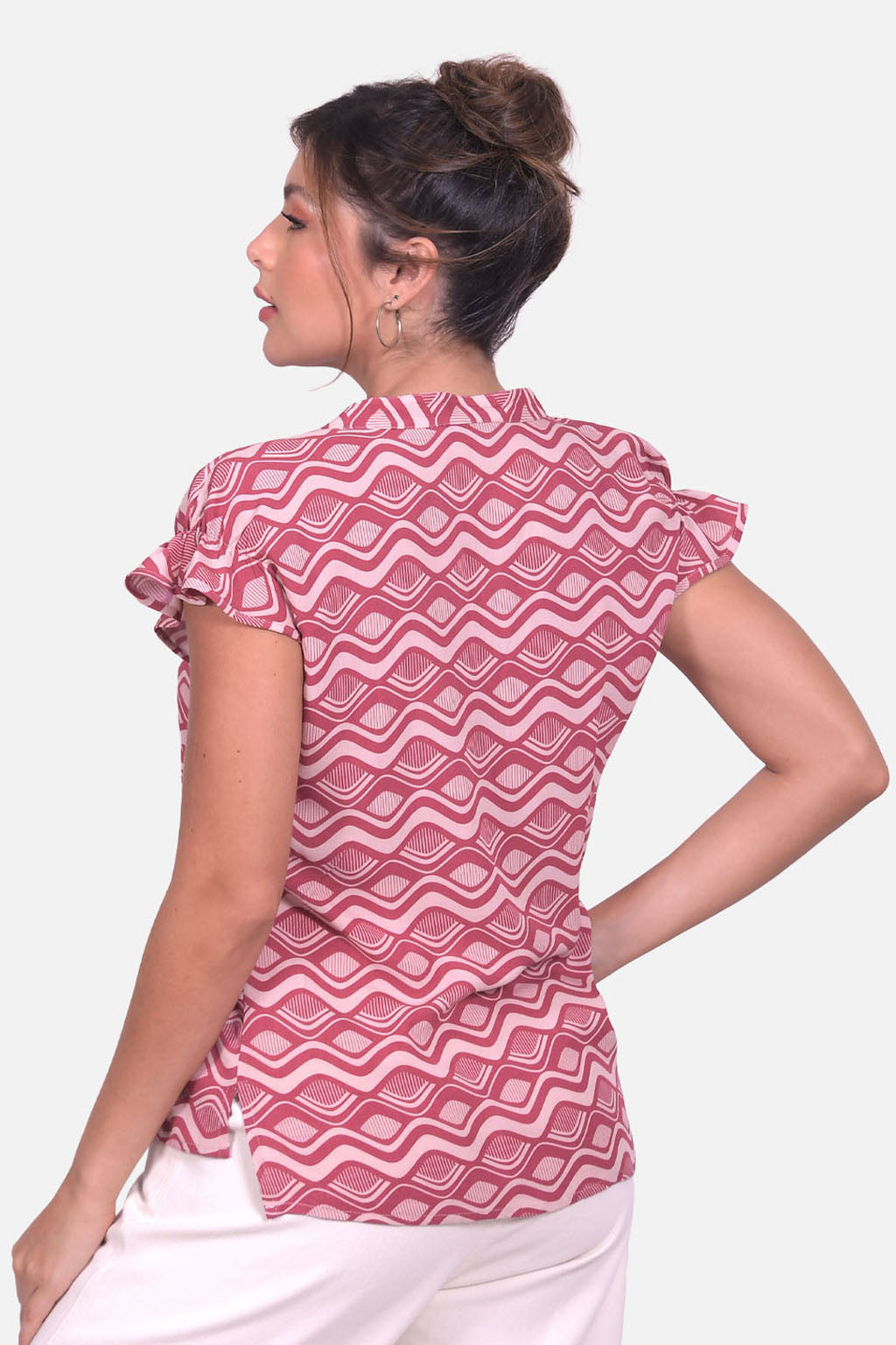 Blusa Ankara - Vinotinto
