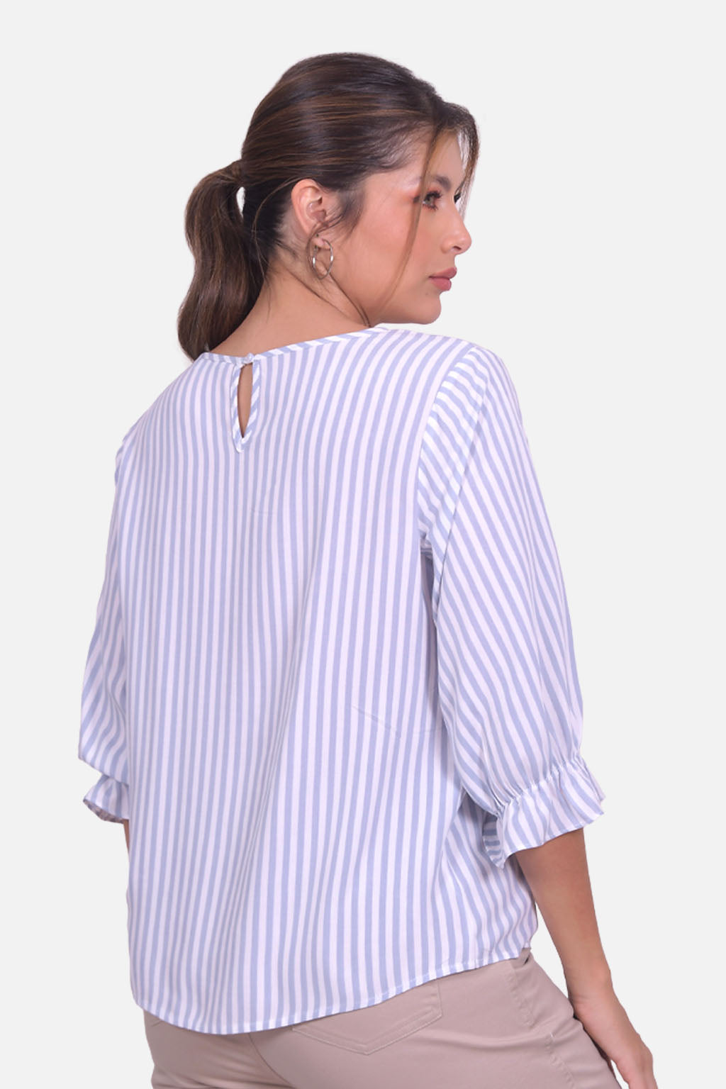 Blusa Cuarzo - Azul Hortencia