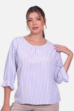 Blusa Cuarzo - Azul Hortencia