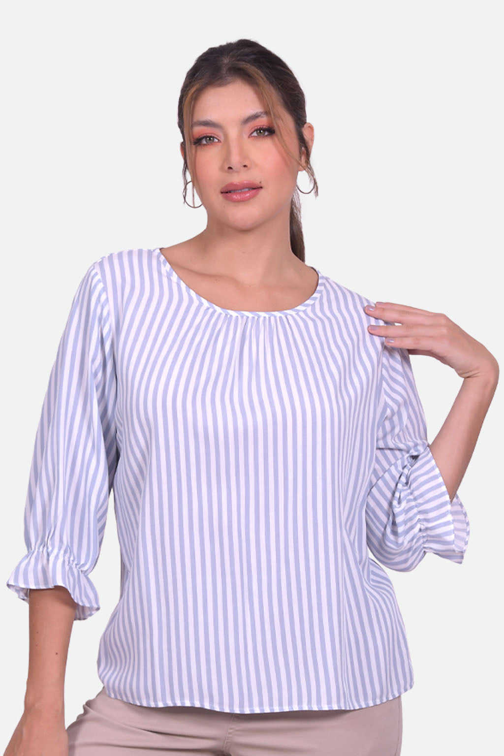 Blusa Cuarzo - Azul Hortencia